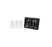 Station Météo - La Crosse Technology - WS6204-BLA - 3 capteurs - Noir - Intérieur/Extérieur
