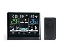 LIVOO Station météo SL261 tactile écran LCD couleur Noir
