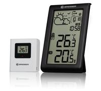 Bresser Station météo Meteo Temp W – sans fil, signal radio DCF, capteur extérieur