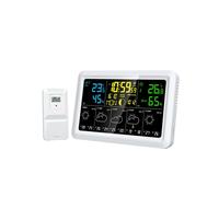 Station Météo Multifonction Tuya Wi-Fi, Température, Humidité, Phases de la Lune, Pression Atmosphérique, Horloge Météo (États-Unis)