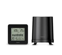 Station météo "Mykonos" avec pluviomètre/sonde ext., radio, réveil, nr