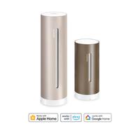 Station Météo Netatmo NWS-S-EC Marron, Mesure Int/Ext Baromètre/Hygromètre/Thermomètre, WiFi, Compatible Apple HomeKit, Amazon Alexa, Google Assistant, Aluminium
