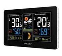 OPTEX Station Météo Noir Capteur Extérieur avec Chargeur USB