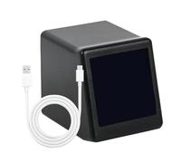 Station météo numérique | Décor de bureau Smart Weather avec connectivité WiFi | Station d'air multifonction pour prévisions en temps réel et surveillance du climat intérieur