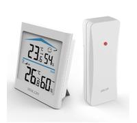 Station météo numérique LCD Baldr pour intérieur et extérieur, hygromètre, thermomètre, télécommande sans fil, capteur