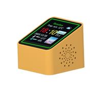 Station météo numérique - Moniteur d'humidité et de température intérieure | Petite station électronique de bureau à domicile | Horloge compacte table de chevet chambre cuisine salle de bain |