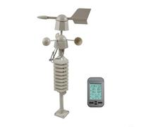Station météo numérique sans fil avec anémomètre 433MHz et écran LCD pour intérieur extérieur température et humidité