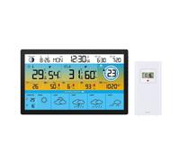 Station météo - OPTEX - PRO GRAND ÉCRAN COULEUR - Wi-Fi - Prévisions J+4 - Température/Pluie/Vent