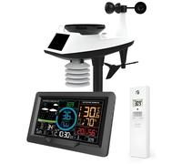 Station météo - PRO - 5 en 1 - WiFi - Capteur extérieur - Noir