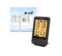 Station météo professionnelle avec capteur extérieur sans fil WS-4700 Noir