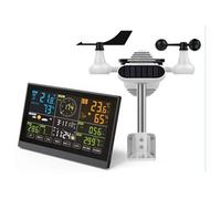 KYF-OFFICIEL Station Météo Connectée 7 en 1, KYF-WEATHER-001, Écran LCD, Idéal pour Maison, Bureau, Laboratoire