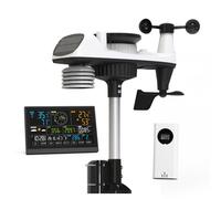 Station météo professionnelle connectée wifi - 8 en 1 + thermomètre hydro