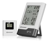 Station météo radio BRESSER blanc/gris