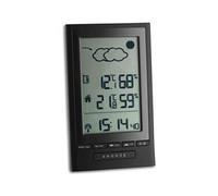 TFA Dostmann Station météo sans fil MODUS PLUS 35.1122, Température ext/int, Humidité, Prévisions, Noir