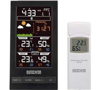Station météo radiopilotée numérique Eurochron EFWS S250 noir