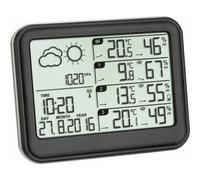 Station météo radiopilotée numérique TFA Dostmann 35.1142.01 noir