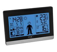 TFA Station météo Weather Boy H97xl145xP39mm noir/argenté plastique pour inté...
