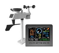 Station météo sans fil 0366-WF, capteur extérieur, avec prévisions météorologiques, température, pression atmosphérique, humidité, anémomètre, pluviomètre,Prédire avec précision