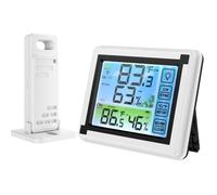 Station météo sans Fil avec capteur, Thermomètre Hygromètre Numérique d'Intérieur Extérieur, Thermo-hygromètre Électronique