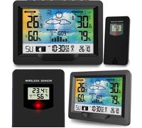 Station météo sans fil - Berdsen - Écran LCD - Prévisions météo 12 heures - Température intérieure et extérieure