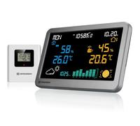 Station météo sans fil Bresser avec capteur extérieur, température intérieure, humidité, prévisions