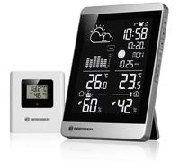 Station météo sans fil - BRESSER - ClimateTemp NDV-NEO - Thermo-hygro - Prévision graphique - Capteur ext. IP44