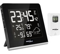 Station météo sans fil Capteur extérieur Thermomètre Prévisions météo Écran couleur 9 couleurs