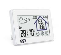 Station météo sans fil - CGV - MY METEO-1BM - Contrôle tactile - Horloge et calendrier - Facile à utiliser