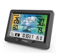 Station Météo Sans Fil DCF, Phases de Lune, Baromètre, Calendrier GreenBlue GB54