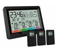 Station météo sans fil radio-pilotée avec 3 capteurs extérieurs : FWS-400 - Inf