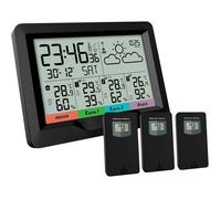 Station météo sans fil radio-pilotée avec 3 capteurs extérieurs : FWS-400 [Infactory][96]