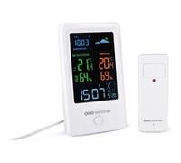 Station météo sans fil SCS SENTINEL MeteoColor HCN0076 433,92 MHz Blanc G