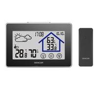 Station météo - SENCOR - SWS 2999 - Sans fil - Température et humidité - Affichage heure/date Noir