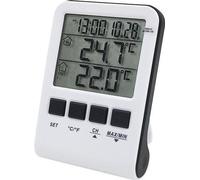 Station météo TMW15 mini, numérique, sans fil avec capteur extérieur, 100x70x20 mm