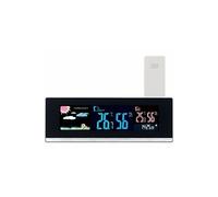 infactory – Station météo USB – Capteur extérieur sans fil, Écran LCD couleur