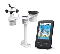 Bresser Station météo connectée WiFi 4CAST – 4 jours, capteur extérieur 7-en-1