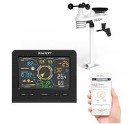 Station météo Wifi avec capteur extérieur - DEBSY - WF-100C Lite - Thermomètre intérieur/extérieur - Baromètre