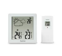 Station météo "Zakynthos", thermom., hygrom., avec capteur ext., blc