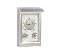 Station météorologique - INFACTORY - Modèle extérieur - Thermomètre - Hygromètre - Baromètre en acier inoxydable