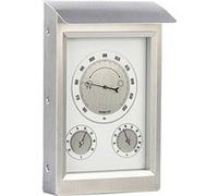 Infactory Station météorologique extérieure avec thermomètre, hygromètre et baromètre
