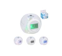 Station Météorologique - GENERIQUE - Avec 2 Led - Thermomètre - Horloge - Réveil