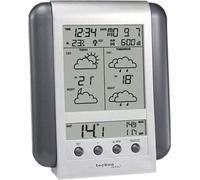 Station Meteotronic,2 jours de prévisions météo,gris argenté,émetteur extérieur inclus