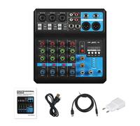 Station mixage son enregistrement live 5 voies DJ carte son USB Bluetooth