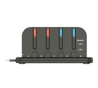 Nacon Station de charge SWITCHNEWDOCK+JC – RVB, compatible avec 4 Joy-Con Switch / Switch 2