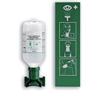 Station murale lave-œil flacon 500ml - ESCULAPE - 8205200