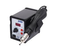Station numérique à air chaud professionnel 700 W | Pistolet à air chaud avec ventilateur sans balais et 3 buses | Réglable de 100 à 450 °C | 8 intensités de vent | Pour réparation électronique