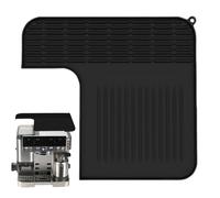 Station Pad - Brewer Base for Organizing | Waterproof Synthetic Polymer plus Sloped Drainage Grooves & Flexible Spillage Catching for Steaming, Frothing, Pouring and Cleanliness