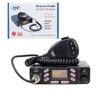 Station radio CB - PNI - Escort HP 6800 ASQ - 4 W - AM/FM - Lecteur MP3 USB