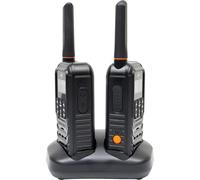Station Radio Portable Pmr R80 Pro,Lot De 2 Pièces,0,5W,16 Canaux,Étanche Ip67,Avec Lampe De Poche Led,Bouton Sos,Vox,Usb-C