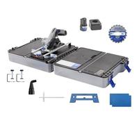 DREMEL Mobile Sägestation 12V mit Sägetisch-Koffer und Läser CS12V-S1C Scie circulaire de table à on